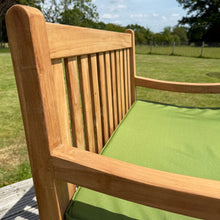 Hamilton Small Teak Classic Garden Bench With Cushion