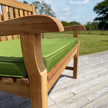 Hamilton Small Teak Classic Garden Bench With Cushion