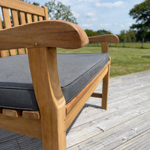 Hampton Small Teak Classic Garden Bench With Cushion