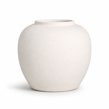 Handmade Stone Off White Vase