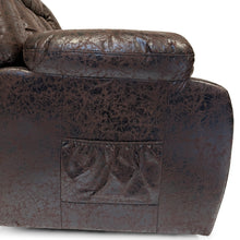 Harper Dual Motor Heated Vibrating Massage Rise & Recliner | Brown