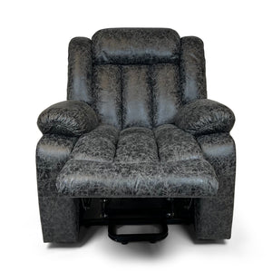 Harper Dual Motor Heated Vibrating Massage Rise & Recliner | Grey