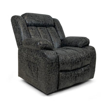 Harper Dual Motor Heated Vibrating Massage Rise & Recliner | Grey