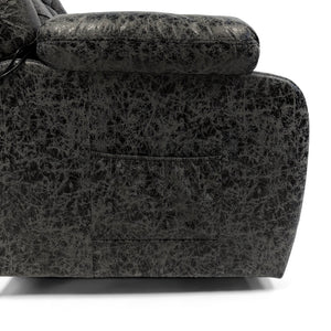 Harper Dual Motor Heated Vibrating Massage Rise & Recliner | Grey