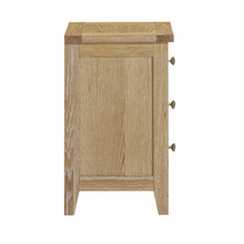Westbrook Whitewash Oak 3 Drawer Bedside Table