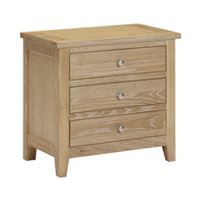 Westbrook Whitewash Oak Jumbo Bedside Table