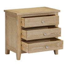 Westbrook Whitewash Oak Jumbo Bedside Table