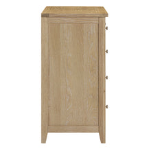 Westbrook Whitewash Oak 5 Drawer Chest