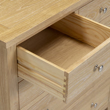 Westbrook Whitewash Oak 5 Drawer Chest