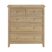 Westbrook Whitewash Oak 5 Drawer Chest