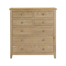 Westbrook Whitewash Oak 7 Drawer Chest