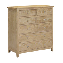 Westbrook Whitewash Oak 7 Drawer Chest