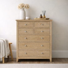 Westbrook Whitewash Oak 7 Drawer Chest