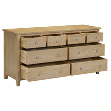 Westbrook Whitewash Oak 8 Drawer Chest