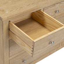 Westbrook Whitewash Oak 8 Drawer Chest
