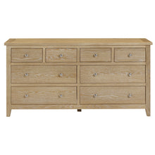 Westbrook Whitewash Oak 8 Drawer Chest