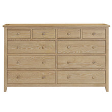 Westbrook Whitewash Oak 10 Drawer Chest