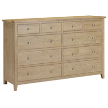 Westbrook Whitewash Oak 10 Drawer Chest