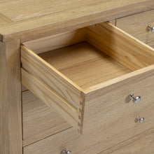 Westbrook Whitewash Oak 10 Drawer Chest