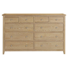 Westbrook Whitewash Oak 10 Drawer Chest
