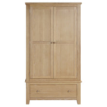Westbrook Whitewash Oak Double Wardrobe