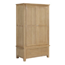 Westbrook Whitewash Oak Double Wardrobe