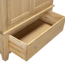 Westbrook Whitewash Oak Double Wardrobe