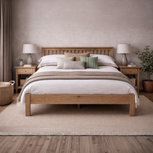 Westbrook Whitewash Oak 4ft 6' Double Bed