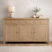 Westbrook Whitewash Oak Large Sideboard