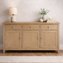 Westbrook Whitewash Oak Large Sideboard