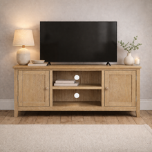 Westbrook Whitewash Oak Large TV Stand