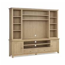 Westbrook Whitewash Oak TV and Media Storage Unit
