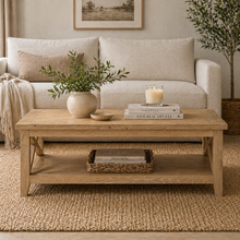 Westbrook Whitewash Oak Coffee Table