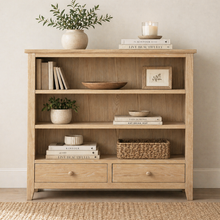 Westbrook Whitewash Oak Small Bookcase