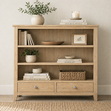 Westbrook Whitewash Oak Small Bookcase