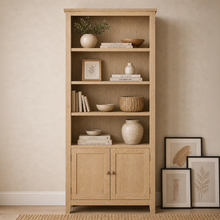 Westbrook Whitewash Oak Open Display Cabinet