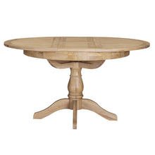 Westbrook Whitewash Oak 4-6 Seater Round Extending Dining Table