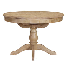 Westbrook Whitewash Oak 4-6 Seater Round Extending Dining Table