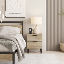 Hamilton 2 Drawer Bedside Table