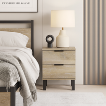 Hamilton 2 Drawer Bedside Table