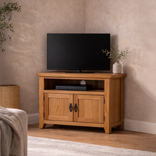 Cambridge Oak Corner TV Unit