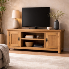 Cambridge Oak Large TV Unit