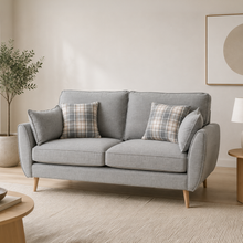 Kendal Lisbon Silver Grey 3 Seater Sofa