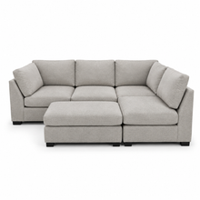 Knightsbridge Grey Full Corner Modular Sofa