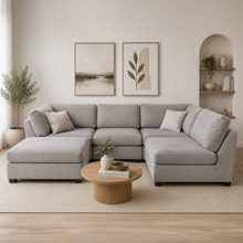 Knightsbridge Grey Full Corner Modular Sofa