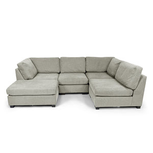 Knightsbridge Grey Full Corner Modular Sofa