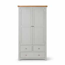 Cambridge Grey Painted Oak Larder Unit — front view