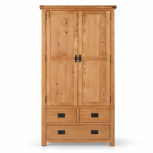 Cambridge Oak Larder Unit — front view
