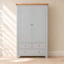 Cambridge Grey Painted Oak Larder Unit