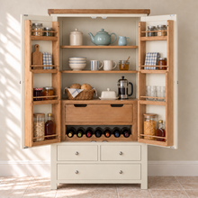 Cambridge Classic Cream Painted Oak Larder Unit